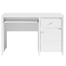 Стол компьютерный Кристина BIU1D1S/120 Белый/белый глянец ВМК (БРВ) Украина